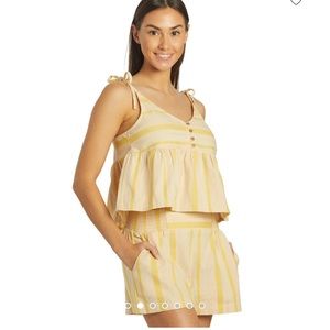 Roxy Open Eyes Tank Top and short Resort‎ set S